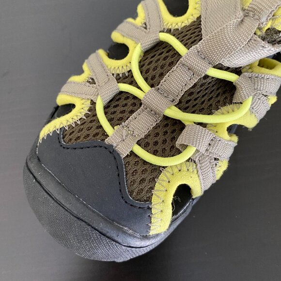 Old Navy Lime Green and Gray Sandals for Toddler (Size 11) - Picture 6 of 9